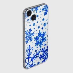 Чехол для iPhone 15 силиконовый с защитой камеры Белая Зима - фото 2
