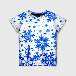 Детская футболка 3D Белая Зима