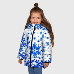 Зимняя куртка для девочек 3D Белая Зима - фото 2