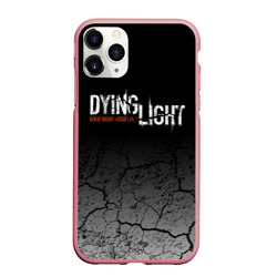 Чехол для iPhone 11 Pro Max матовый Dying light разломы трещины