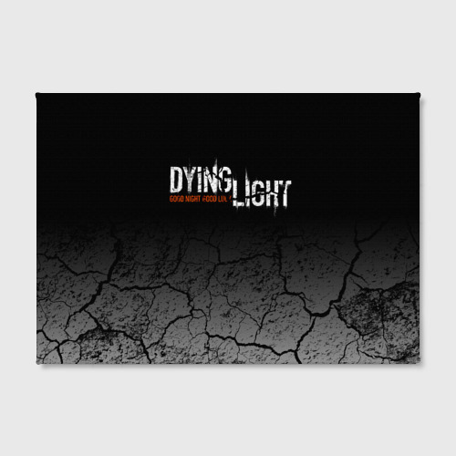 Холст прямоугольный Dying light разломы трещины, цвет 3D печать - фото 2