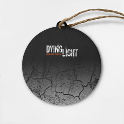 Деревянная игрушка круг Dying light разломы трещины