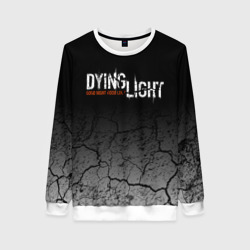 Женский свитшот 3D Dying light разломы трещины