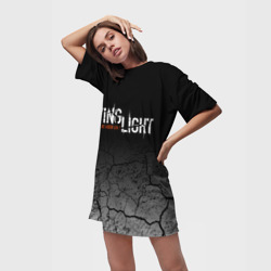 Платье-футболка 3D Dying light разломы трещины - фото 2