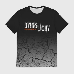 Мужская футболка 3D Dying light разломы трещины