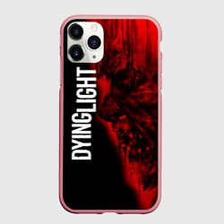 Чехол для iPhone 11 Pro Max матовый Dying light red zombie face
