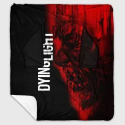 Плед с рукавами Dying light red zombie face