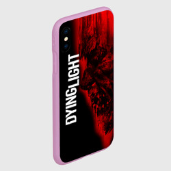Чехол для iPhone XS Max матовый Dying light red zombie face - фото 2