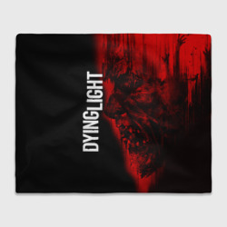 Плед 3D Dying light red zombie face