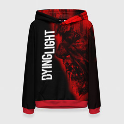 Женская толстовка 3D Dying light red zombie face