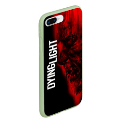 Чехол для iPhone 7Plus/8 Plus матовый Dying light red zombie face - фото 2