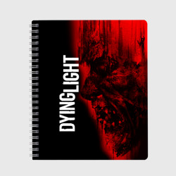 Тетрадь Dying light red zombie face