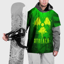 Накидка на куртку 3D Stalker logo radiatoin neon toxic