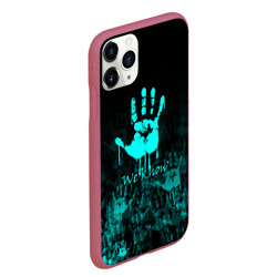 Чехол для iPhone 11 Pro Max матовый We know neon logo - фото 2