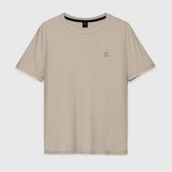 Мужская футболка хлопок Oversize Citroen logo +спина