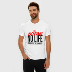 Мужская футболка хлопок Slim No boxing No Life - фото 2