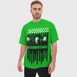 Мужская футболка oversize 3D Green day is here - фото 2