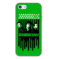 Чехол для iPhone 5/5S матовый Green day is here