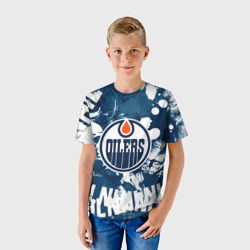 Детская футболка 3D Эдмонтон Ойлерз Edmonton Oilers - фото 2