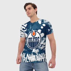 Мужская футболка 3D Эдмонтон Ойлерз Edmonton Oilers - фото 2