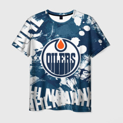 Мужская футболка 3D Эдмонтон Ойлерз Edmonton Oilers