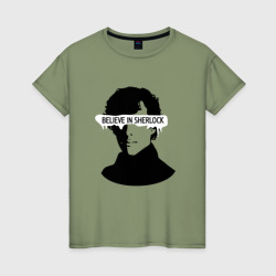 Женская футболка хлопок Шерлок 2023
