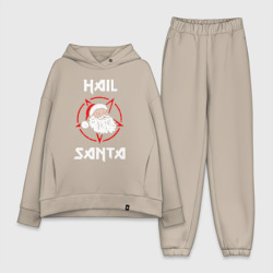 Женский костюм хлопок Oversize Hail Santa