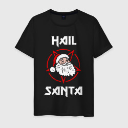 Мужская футболка хлопок Hail Santa