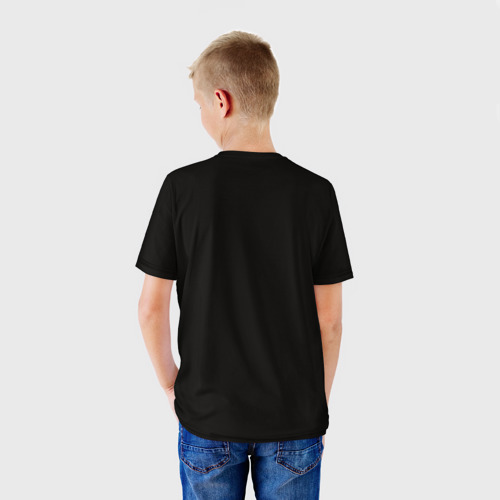 Детская футболка 3D Доберман-Пинчер, цвет 3D печать - фото 4