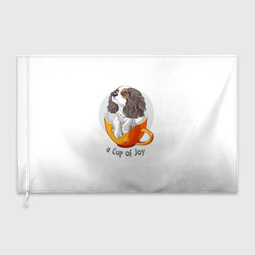 Флаг 3D Кавалер Кинг Чарльз Спаниель - фото 3