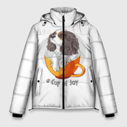 Мужская зимняя куртка 3D Кавалер Кинг Чарльз Спаниель
