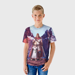 Детская футболка 3D Русский витязь против зла - фото 2