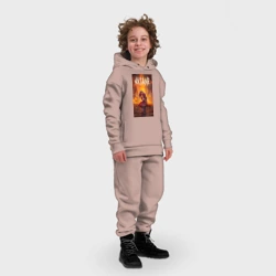 Детский костюм хлопок Oversize Джинкс объятая пламенем Аркейн Лига Легенд - фото 2