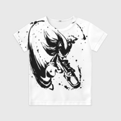 Детская футболка 3D Sonic black Соник