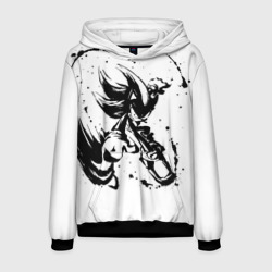 Мужская толстовка 3D Sonic black Соник