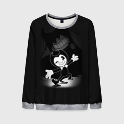 Мужской свитшот 3D Bendy - Бенди игра