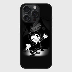 Чехол силиконовый для Apple iPhone 15 Pro матовый Bendy - Бенди игра