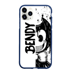 Чехол для iPhone 11 Pro Max матовый Bendy - Бенди брызги краски