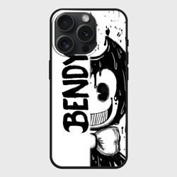 Чехол силиконовый для Apple iPhone 15 Pro матовый Bendy - Бенди брызги краски