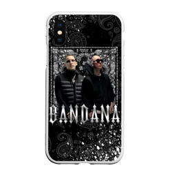 Чехол для iPhone XS Max матовый Bandana 1