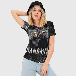 Женская футболка 3D Slim Bandana 1 - фото 2