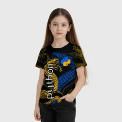 Детская футболка 3D Python питон змея - фото 2