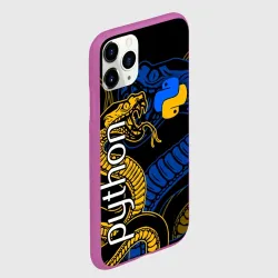 Чехол для iPhone 11 Pro матовый Python питон змея - фото 2