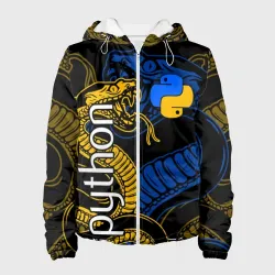 Женская куртка 3D Python питон змея