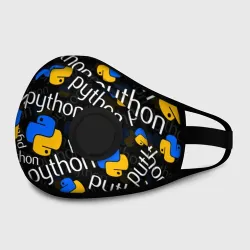 Маска из неопрена Python Пайтон питон узор