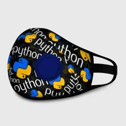 Маска из неопрена Python Пайтон питон узор