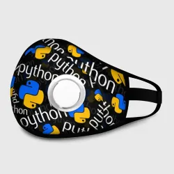 Маска из неопрена Python Пайтон питон узор