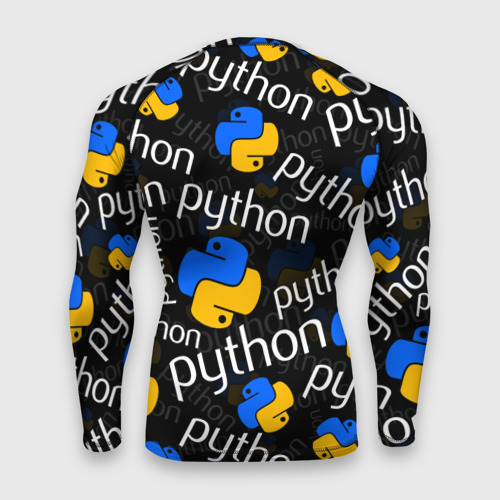 Мужской рашгард 3D Python Пайтон питон узор, цвет 3D печать - фото 2