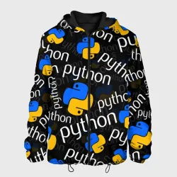 Мужская куртка 3D Python Пайтон питон узор
