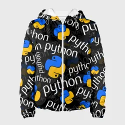 Женская куртка 3D Python Пайтон питон узор